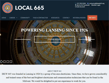 Tablet Screenshot of ibew665.org